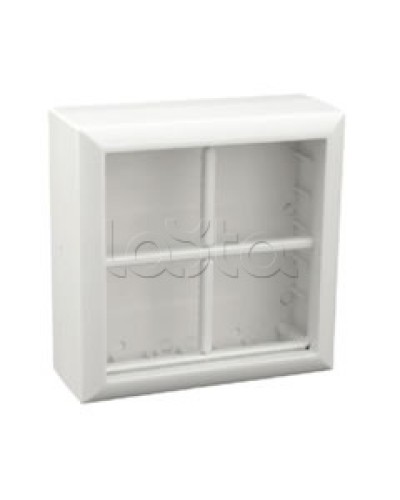 Коробка для открытой проводки на 4 поста 45х45 мм Экопласт 72948 в Кемерово Распределительные коробки Pintop.ru