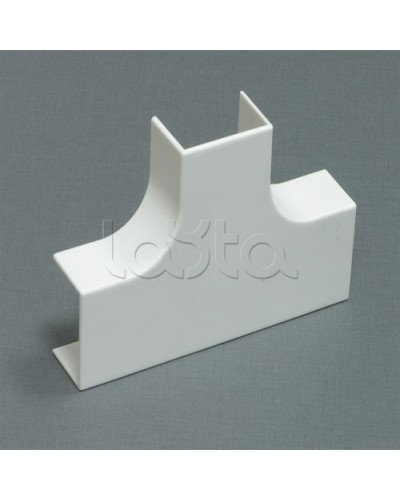 Тройник плавный стандарт TIA 60х40 мм Экопласт 76415R в Кемерово Аксессуары для кабель-канала Pintop.ru