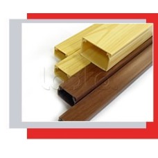 Миниканал 16x16 серия MEX (коричневый) Экопласт 77002В-2