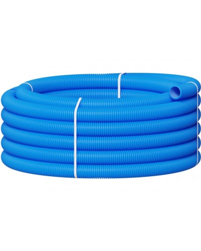 Вентиляционная труба гибкая двустенная для воздуховода (ПНД) D90мм цвет голубой(1шт=50м) Экопласт 803090TR-1 в Кемерово Гладкая труба Pintop.ru