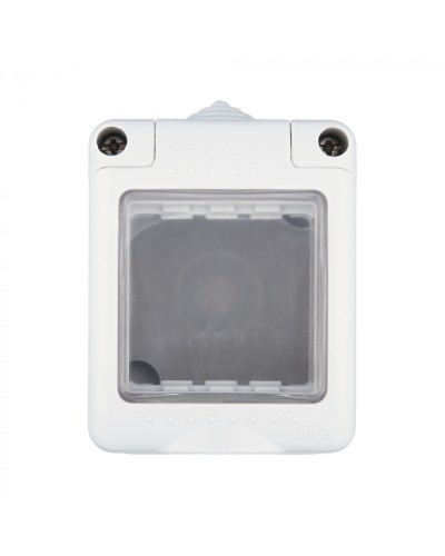 Коробка для о/п, герметичная с прозрачной, силиконовой панелью, 45х45мм IP55 (серый) LK45 (855003) в Кемерово Распределительные коробки Pintop.ru