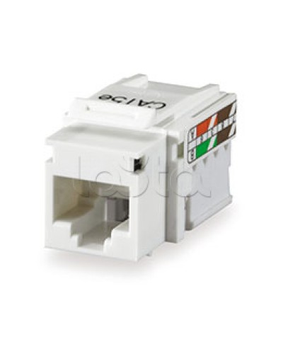 RJ-45 Модуль инф.розетки 110/Krone 5e кат.,бел. CL-0006 Экопласт (87545) в Кемерово Кроссовое оборудование тип Krone Pintop.ru