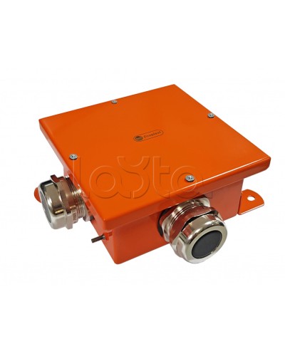Экопласт SMB120 Коробка металл, огн. E-110, о/п,120х120х60, IP66, 5P, (1,5-4 мм2), оранж. в Кемерово Распределительные коробки Pintop.ru