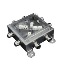 Коробка монтажная огнестойкая Гефест КМ-О (16к*10,0)-IP66 1515нерж, 8 вводов