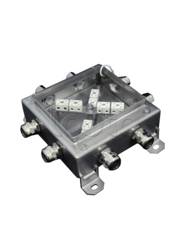 Коробка монтажная огнестойкая Гефест КМ-О (16к*10,0)-IP66 1515нерж, 8 вводов в Кемерово Распределительные коробки Pintop.ru