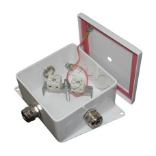 Коробка монтажная огнестойкая Гефест КМ-О (4к)-IP66-120х120, два ввода