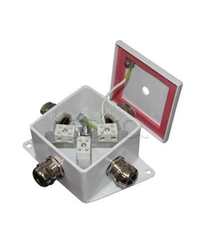 Коробка монтажная огнестойкая Гефест КМ-О (6к*10,0)-IP66, три ввода 80х80х68 в Кемерово Распределительные коробки Pintop.ru