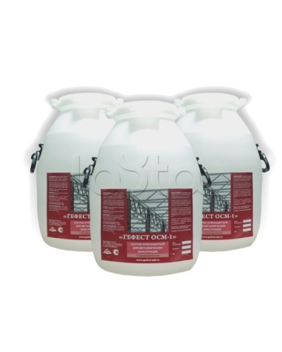 Cостав огнезащитный для металлических конструкций Гефест ОСМ-1 в Кемерово Огнезащитные краски Pintop.ru