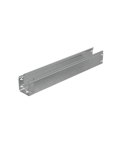 Лоток неперфорированный 100х100х1,2 L4000 мм Быстрый монтаж ПЛЮС КМ-профиль (LNplus100-100-1.2-4000) в Кемерово Кабельные лотки Pintop.ru