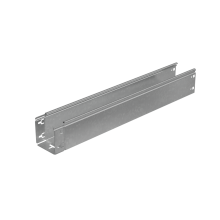 Лоток неперфорированный 100х100х1,0 L2500 мм "Быстрый монтаж ПЛЮС" HD85 КМ-профиль (LNplus100-100-1.0-2500 HD85)