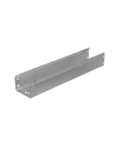 Лоток неперфорированный 100х150х1,0 L3000 мм Быстрый монтаж ПЛЮС HD85 КМ-профиль (LNplus100-150-1.0-3000 HD85) в Кемерово Кабельные лотки Pintop.ru