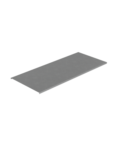 Крышка лотка 500х1,5 L2500 мм ПЛЮС HD КМ-Профиль (KLplus500-1.5-2500 HD) в Кемерово Аксессуары для лотков Pintop.ru