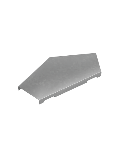 Крышка горизонтального угла 45 гр. 50 мм ПЛЮС HD КМ-Профиль (KGLplus45-50 HD) в Кемерово Аксессуары для лотков Pintop.ru