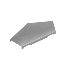 Крышка горизонтального угла 45 гр. 50 мм "ПЛЮС" HD85 КМ-профиль (KGLplus45-50 HD85)