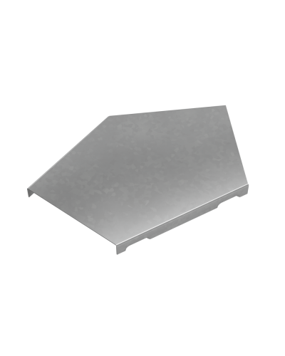 Крышка горизонтального угла 45 гр. 100 мм ПЛЮС HD85 КМ-профиль (KGLplus45-100 HD85) в Кемерово Аксессуары для лотков Pintop.ru