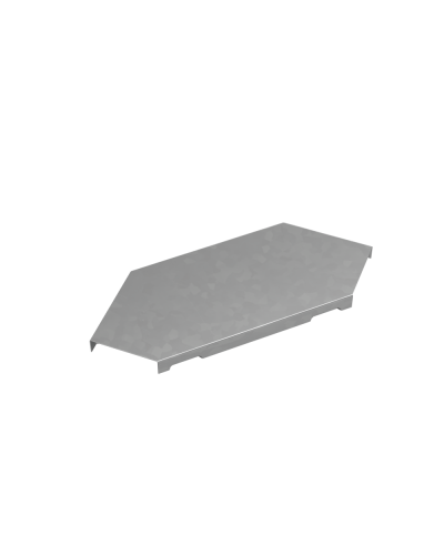 Крышка горизонтального угла 90 гр. 50 мм ПЛЮС HD КМ-Профиль (KGLplus90-50 HD) в Кемерово Аксессуары для лотков Pintop.ru