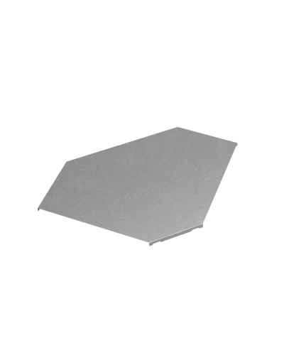 Крышка горизонтального угла 90 гр. 300 мм ПЛЮС HD КМ-Профиль (KGLplus90-300 HD) в Кемерово Аксессуары для лотков Pintop.ru