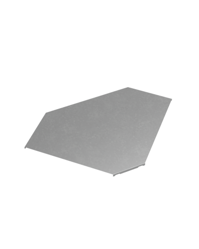 Крышка горизонтального угла 90 гр. 400 мм ПЛЮС INOX304 КМ-Профиль (KGLplus90-400 INOX304) в Кемерово Аксессуары для лотков Pintop.ru