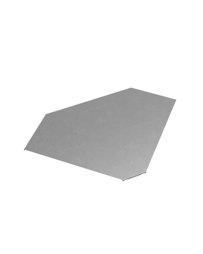 Крышка горизонтального угла 90 гр. 600 мм ПЛЮС КМ-Профиль (KGLplus90-600) в Кемерово Аксессуары для лотков Pintop.ru