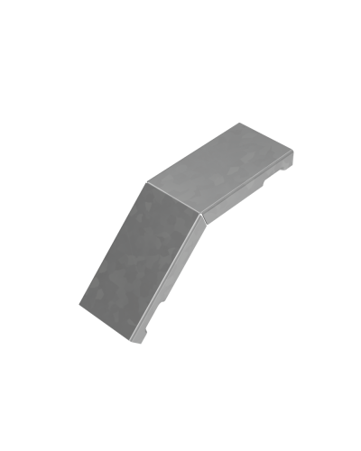 Крышка внешнего вертикального угла 45 гр. 50 мм ПЛЮС HD КМ-Профиль (KVLplus45-50 HD) в Кемерово Аксессуары для лотков Pintop.ru