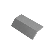 Крышка внешнего вертикального угла 45 гр. 300 мм "ПЛЮС" INOX304 КМ-Профиль (KVLplus45-300 INOX304)