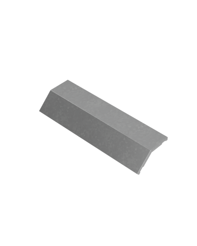 Крышка внешнего вертикального угла 45 гр. 500 мм ПЛЮС INOX304 КМ-Профиль (KVLplus45-500 INOX304) в Кемерово Аксессуары для лотков Pintop.ru