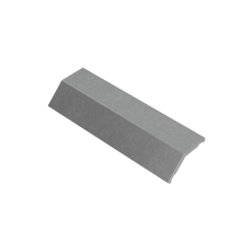 Крышка внешнего вертикального угла 45 гр. 500 мм "ПЛЮС" КМ-Профиль (KVLplus45-500)