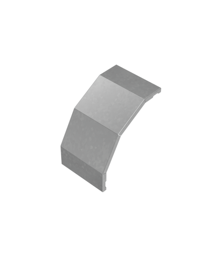 Крышка внешнего вертикального угла 90 гр. 150 мм ПЛЮС HD85 КМ-профиль (KVLplus90-150 HD85) в Кемерово Аксессуары для лотков Pintop.ru