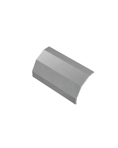 Крышка внешнего вертикального угла 90 гр. 500 мм ПЛЮС HD85 КМ-профиль (KVLplus90-500 HD85) в Кемерово Аксессуары для лотков Pintop.ru