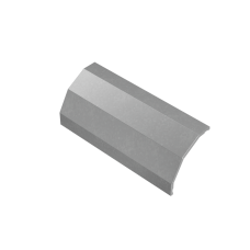 Крышка внешнего вертикального угла 90 гр. 600 мм "ПЛЮС" INOX304 КМ-Профиль (KVLplus90-600 INOX304)