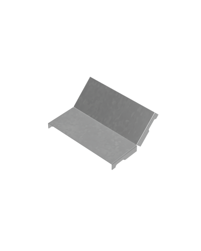 Крышка внутреннего вертикального угла 45 гр. 150 мм ПЛЮС INOX304 КМ-Профиль (KNLplus45-150 INOX304) в Кемерово Аксессуары для лотков Pintop.ru