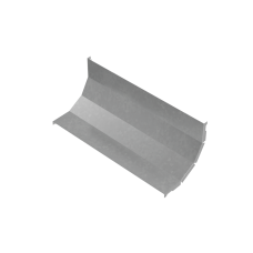 Крышка внутреннего вертикального угла 90 гр. 400 мм "ПЛЮС" INOX304 КМ-Профиль (KNLplus90-400 INOX304)