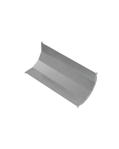 Крышка внутреннего вертикального угла 90 гр. 400 мм ПЛЮС INOX304 КМ-Профиль (KNLplus90-400 INOX304) в Кемерово Аксессуары для лотков Pintop.ru