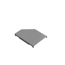 Крышка переходника левого 50-100 мм "ПЛЮС" КМ-Профиль (KPDplus50-100-L)