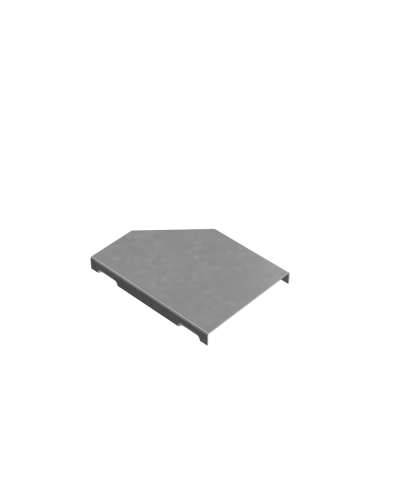 Крышка переходника левого 50-100 мм ПЛЮС КМ-Профиль (KPDplus50-100-L) в Кемерово Аксессуары для лотков Pintop.ru