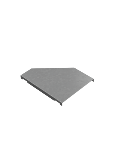 Крышка переходника левого 50-150 мм ПЛЮС КМ-Профиль (KPDplus50-150-L) в Кемерово Аксессуары для лотков Pintop.ru