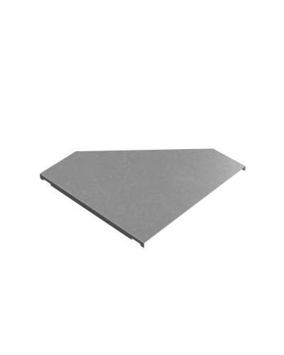 Крышка переходника левого 100-300 мм ПЛЮС КМ-Профиль (KPDplus100-300-L) в Кемерово Аксессуары для лотков Pintop.ru