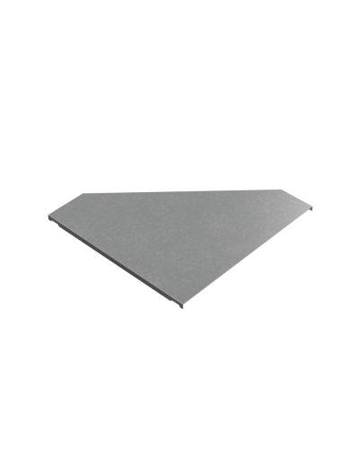 Крышка переходника левого 100-400 мм ПЛЮС HD85 КМ-профиль (KPDplus100-400-L HD85) в Кемерово Аксессуары для лотков Pintop.ru