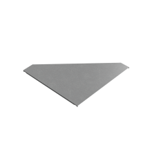 Крышка переходника левого 100-600 мм "ПЛЮС" INOX304 КМ-Профиль (KPDplus100-600-L INOX304)