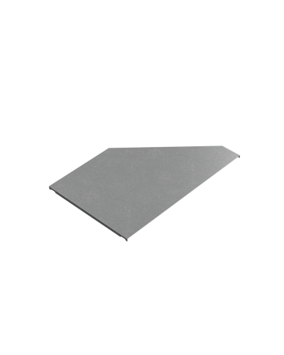 Крышка переходника левого 300-600 мм ПЛЮС HD КМ-Профиль (KPDplus300-600-L HD) в Кемерово Аксессуары для лотков Pintop.ru