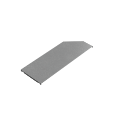 Крышка переходника левого 400-500 мм "ПЛЮС" INOX304 КМ-Профиль (KPDplus400-500-L INOX304)