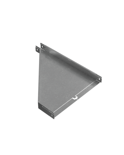 Переходник правый 50х50-400 мм ПЛЮС HD85 КМ-профиль (PDplus50-50-400-R HD85) в Кемерово Аксессуары для лотков Pintop.ru