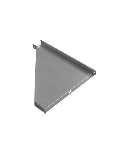 Переходник правый 50х100-600 мм ПЛЮС HD КМ-Профиль (PDplus50-100-600-R HD) в Кемерово Аксессуары для лотков Pintop.ru