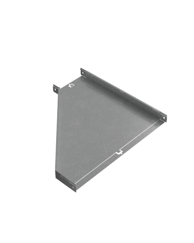 Переходник правый 50х200-600 мм ПЛЮС HD85 КМ-профиль (PDplus50-200-600-R HD85) в Кемерово Аксессуары для лотков Pintop.ru