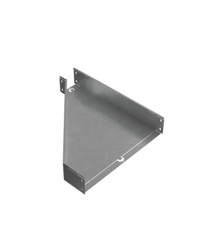 Переходник правый 100х100-500 мм ПЛЮС HD КМ-Профиль (PDplus100-100-500-R HD) в Кемерово Аксессуары для лотков Pintop.ru