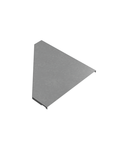 Крышка переходника правого 50-300 мм ПЛЮС HD КМ-Профиль (KPDplus50-300-R HD) в Кемерово Аксессуары для лотков Pintop.ru