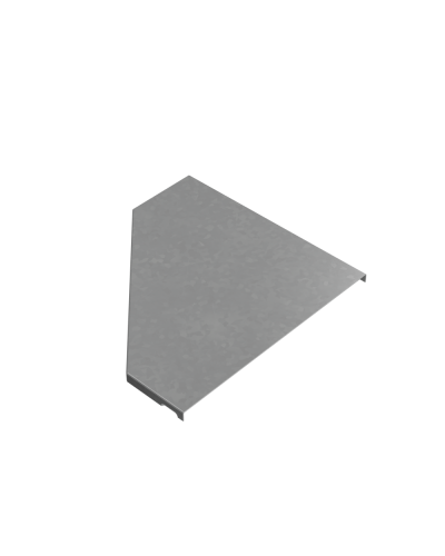 Крышка переходника правого 100-300 мм ПЛЮС КМ-Профиль (KPDplus100-300-R) в Кемерово Аксессуары для лотков Pintop.ru