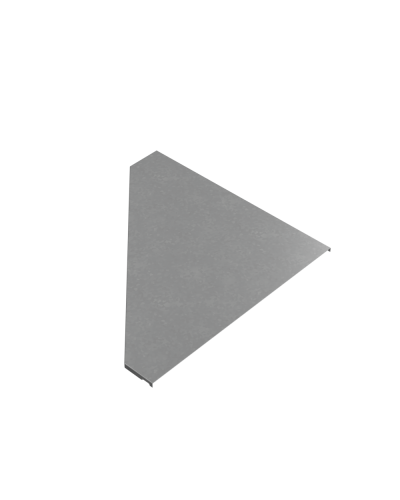 Крышка переходника правого 100-600 мм ПЛЮС HD85 КМ-профиль (KPDplus100-600-R HD85) в Кемерово Аксессуары для лотков Pintop.ru