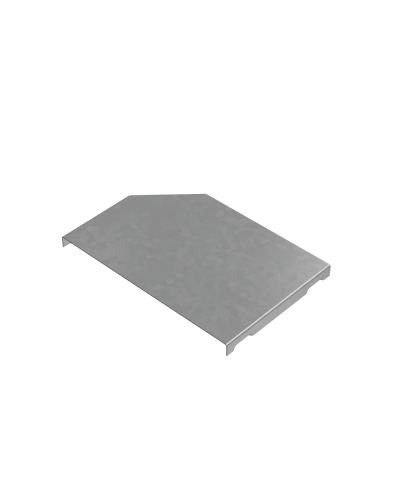 Крышка переходника правого 150-200 мм ПЛЮС КМ-Профиль (KPDplus150-200-R) в Кемерово Аксессуары для лотков Pintop.ru