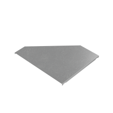 Крышка переходника правого 150-400 мм "ПЛЮС" INOX304 КМ-Профиль (KPDplus150-400-R INOX304)